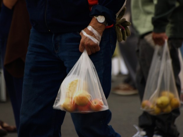 Richmond's plastic bag ban goes into effect Jan. 1. (File photo by Tawanda Kanhema)